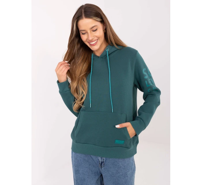 Mikina D10600BI02690A7NO mořská barva Mikina D10600BI02690A7NO mořská barva