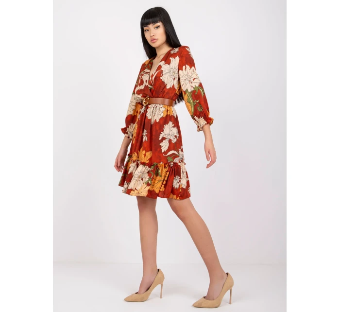 Šaty LC SK 22K 3039.51P tmavě oranžová