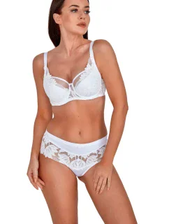 Polovyztužená dámská podprsenka SEMISOFT  Bílá model 18641526 - Gaia