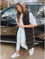 Dámská prošívaná vesta ELLA černá FashionStreet TY3030 Dámská prošívaná vesta ELLA černá FashionStreet TY3030