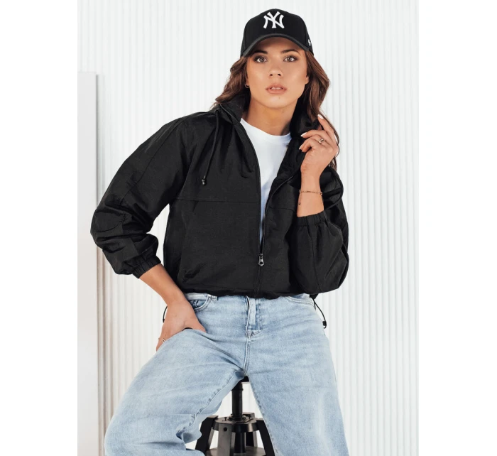 Dámská přechodná bunda s kapucí GRAUS černá FashionStreet TY4222