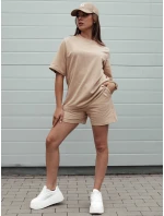 SWAN dámské šortky béžové FashionStreet SY0326