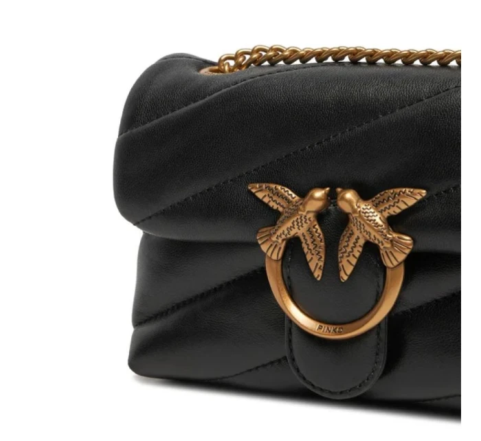 Pinko Love Baby Puff Dámská kožená kabelka černá - model 21933499