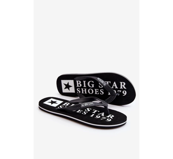 Pánské lehké žabky Big Star LL174444 Černá