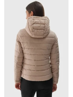 Dámská Péřová Bunda S  Béžová model 21678388 - 4F