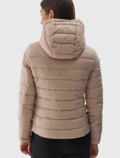 Dámská Péřová Bunda S  Béžová model 21678388 - 4F