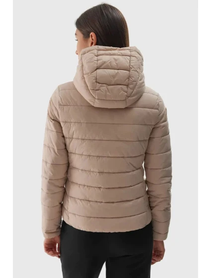 Dámská Péřová Bunda S  Béžová model 21678388 - 4F