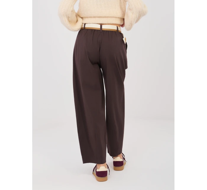 Kalhoty IT SP FL10125.78 tmavě hnědé