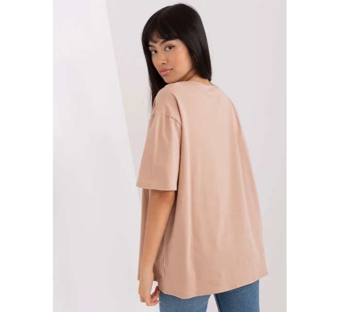 Tričko LK TS 509353.25P béžová Tričko LK TS 509353.25P béžová