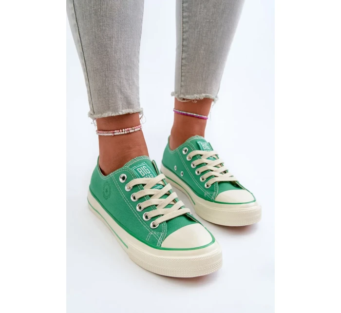 Dámské nízké tenisky Big Star Zelená Dámské nízké tenisky Big Star Zelená