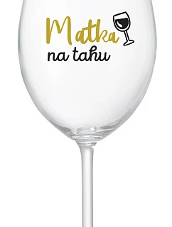 MATKA NA model 22168402 čirá sklenice na víno 350 ml - Giftela