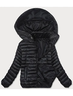 Černá dámská prošívaná bunda s kapucí model 18311070 - S'WEST