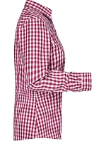JN 616 Popelínová kostkovaná halenka s dl. rukávem model 22487338 - Daiber JN 616 Popelínová kostkovaná halenka s dl. rukávem model 22487338 - Daiber