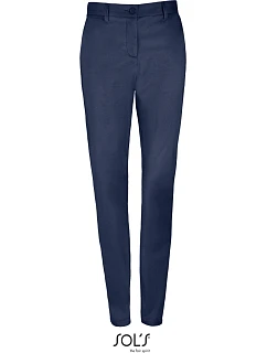 SOL'S Jared Women Dámské saténové elastické kalhoty 25.2918 french navy