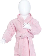 The One Towelling Baby Bathrobe Dětský župan 48.1007 light pink