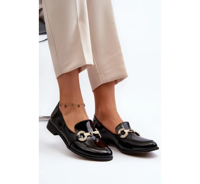 Dámské Mokasíny S Ozdobou Černé model 21646379 - Zazoo