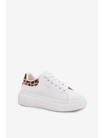 Dámské Tenisky Na Platformě Big Star model 21705702 Bílé Leopardí - Big Star Shoes Dámské Tenisky Na Platformě Big Star model 21705702 Bílé Leopardí - Big Star Shoes