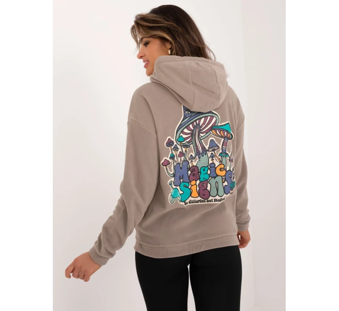 Mikina D20005M02679A dark lilac Mikina D20005M02679A dark lilac