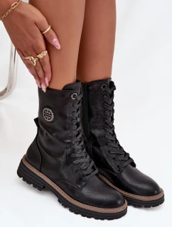 Dámské zateplené workery s dekorativním detailem Dorialine – černé