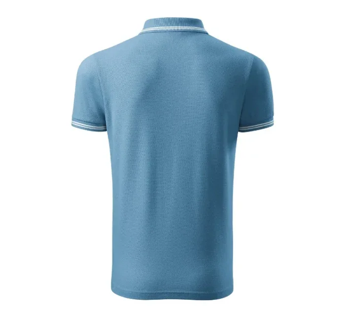 Urban polokošile pánská azurově modrá