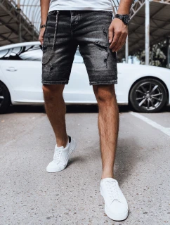 Pánské džínové šortky černé Dstreet model 21964746 - FashionStreet