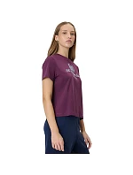 Dámské tričko 4F F2738 vínové 4FWSS26TTSHF2738 60S