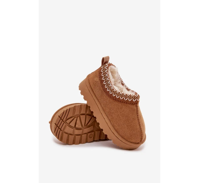 Dětské sněhule s výšivkou Camel model 21711227 - Boto