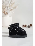 Dětské sněhule srdíčka Černé Gracina Dětské sněhule srdíčka Černé Gracina