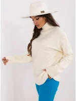 Sweter AT SW ecru model 20459144 - FPrice Sweter AT SW ecru model 20459144 - FPrice