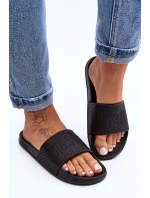 Dámské žabky Cross Jeans Black Dámské žabky Cross Jeans Black