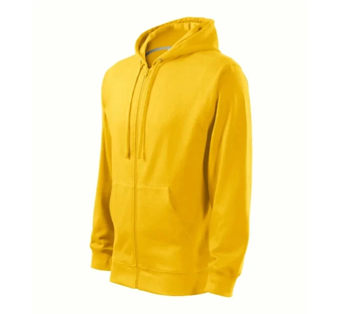Trendy Zipper mikina pánská žlutá - Malfini