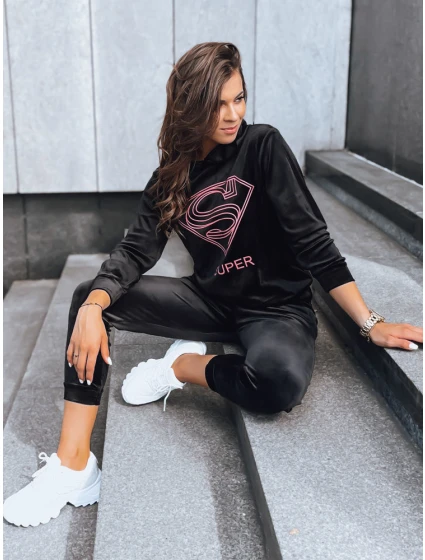 Dámské černé tepláky Vogue Velour FashionStreet AY0876