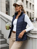 Dámská prošívaná vesta STANSY navy blue FashionStreet TY3962