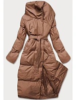 Hnědá dámská zimní bunda model 21247625 - J.STYLE Hnědá dámská zimní bunda model 21247625 - J.STYLE