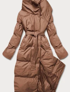 Hnědá dámská zimní  bunda model 21247625 - J.STYLE