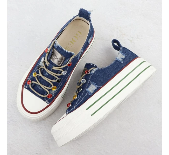 Džínové tenisky Goe W RR2N4103 INT2100