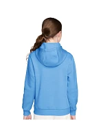 Dětská mikina Nike Sportswear Club Fleece, světle modrá, FD3000 497 Dětská mikina Nike Sportswear Club Fleece, světle modrá, FD3000 497