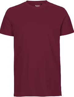 O 61001 Pánské tričko z bio bavlny model 22504734 bordeaux - Neutral