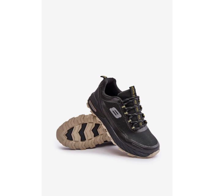 Pánské Sportovní Boty Na Platformě Černé Idama Pánské Sportovní Boty Na Platformě Černé Idama