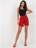 LK SN Šortky model 18461617 červená - FPrice LK SN Šortky model 18461617 červená - FPrice