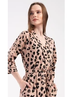 Dámský župan krátký Leopard