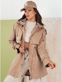 Dámská přechodná bunda parka béžová Dstreet model 21975160 - FashionStreet