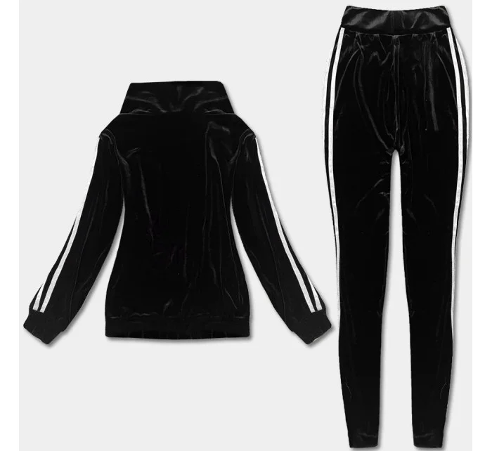 Černo-bílý sportovní komplet s legínami (YP-9967) Černo-bílý sportovní komplet s legínami (YP-9967)