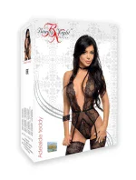 Erotické body Adelaide teddy black - BEAUTY NIGHT FASHION