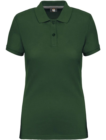 WK WK 275 Dámské pracovní piqué polo z těžké bavlny 20.W275 forest green WK WK 275 Dámské pracovní piqué polo z těžké bavlny 20.W275 forest green