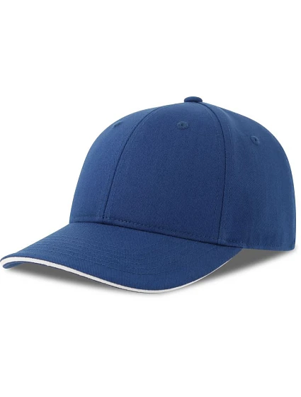 Atlantis Headwear Liberty Sandwich-S 6 panelová baseballová kšiltovka 33.0251 royal/white