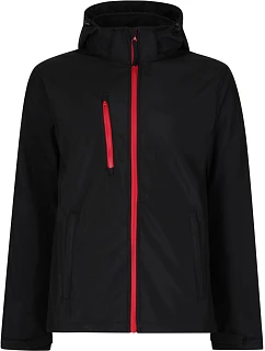 TRA 701 3vrstvá softshellová bunda s kapucí red model 22526225 - Regatta