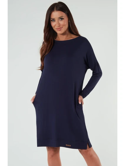 model 21117079 tunika dł.r. kolor:granat - Italian Fashion model 21117079 tunika dł.r. kolor:granat - Italian Fashion