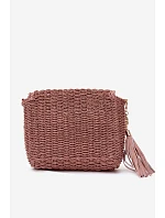 Malá kabelka typu model 22221069 taška z pleteniny Růžová Tamara - Flora&Co