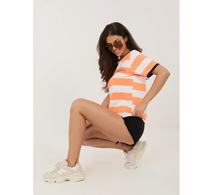 T shirt IT TS model 22076937 fluo pomarańczowy - FPrice T shirt IT TS model 22076937 fluo pomarańczowy - FPrice